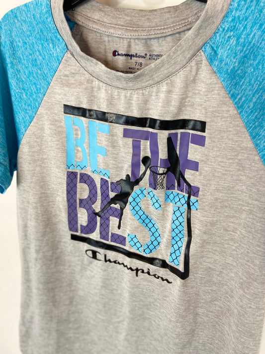 Champion "Be The Best" Basketball Tee- Youth S (7/8)