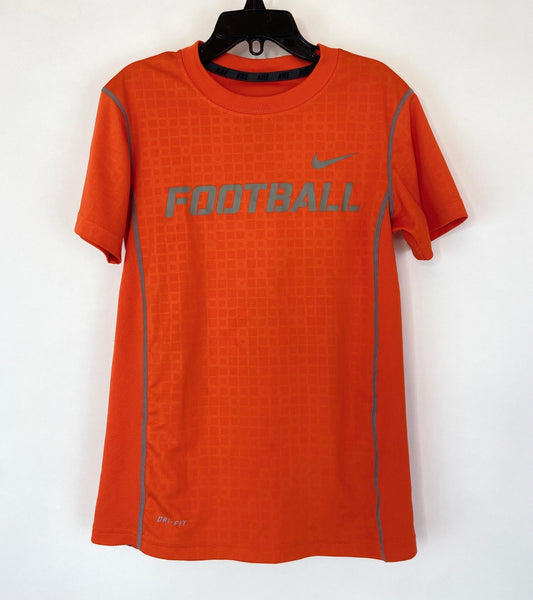 Orange Nike Di-Fit Football Tee- Youth XS