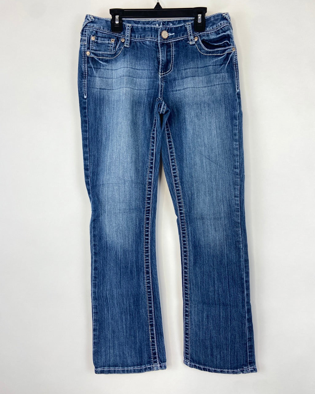 Maurices Medium Wash Wide Leg Jeans- 5/6 Short