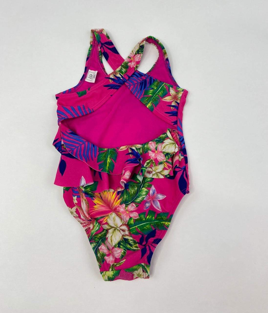 Baby Gap, Hot Pink Tropical Swimsuit- 3T