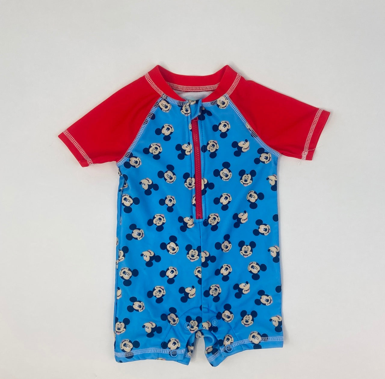 Mickey Mouse One Piece Rash Guard - 6/9 Months