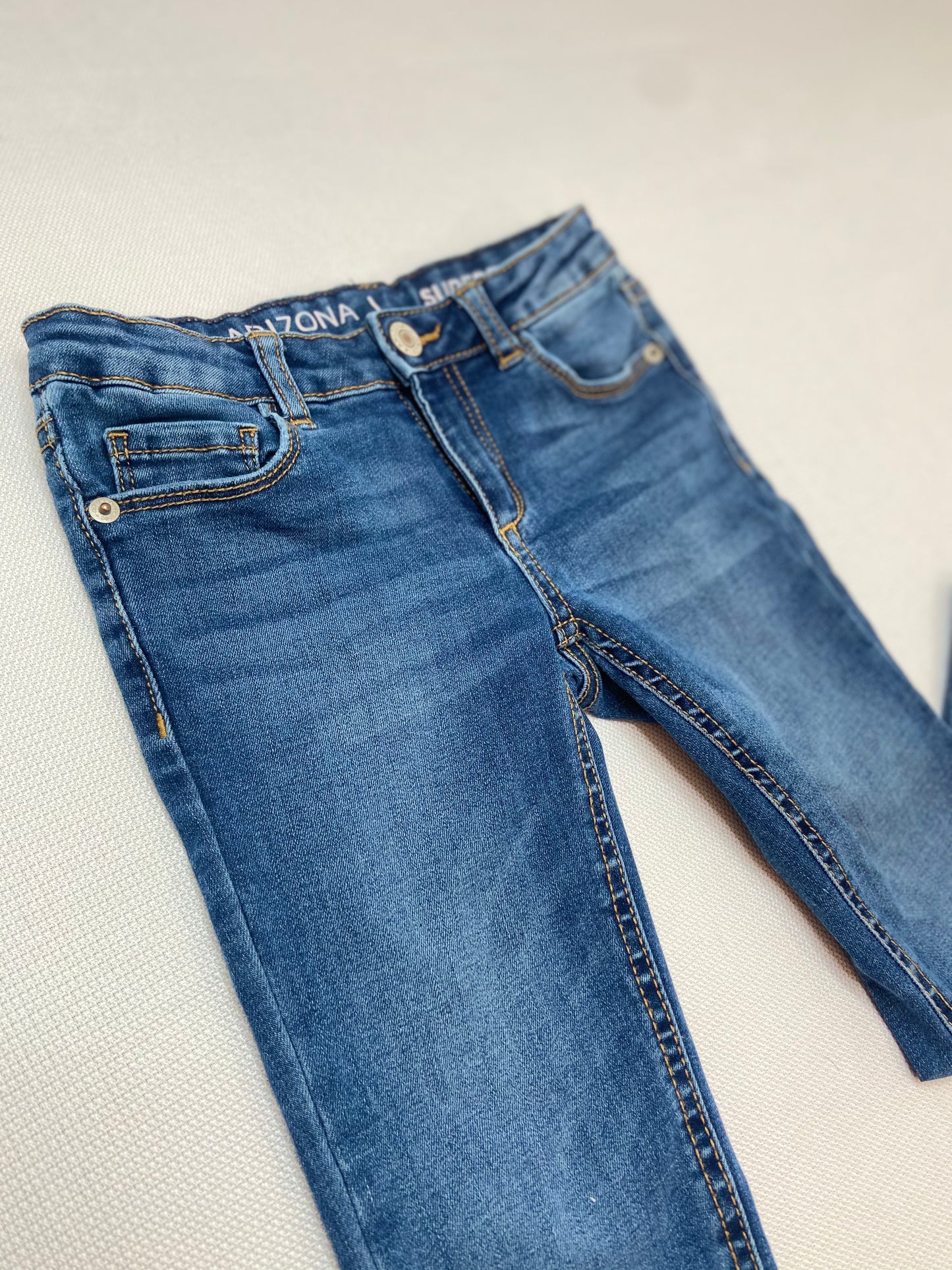 Superflex Dark Wash skinny Jeans- 6