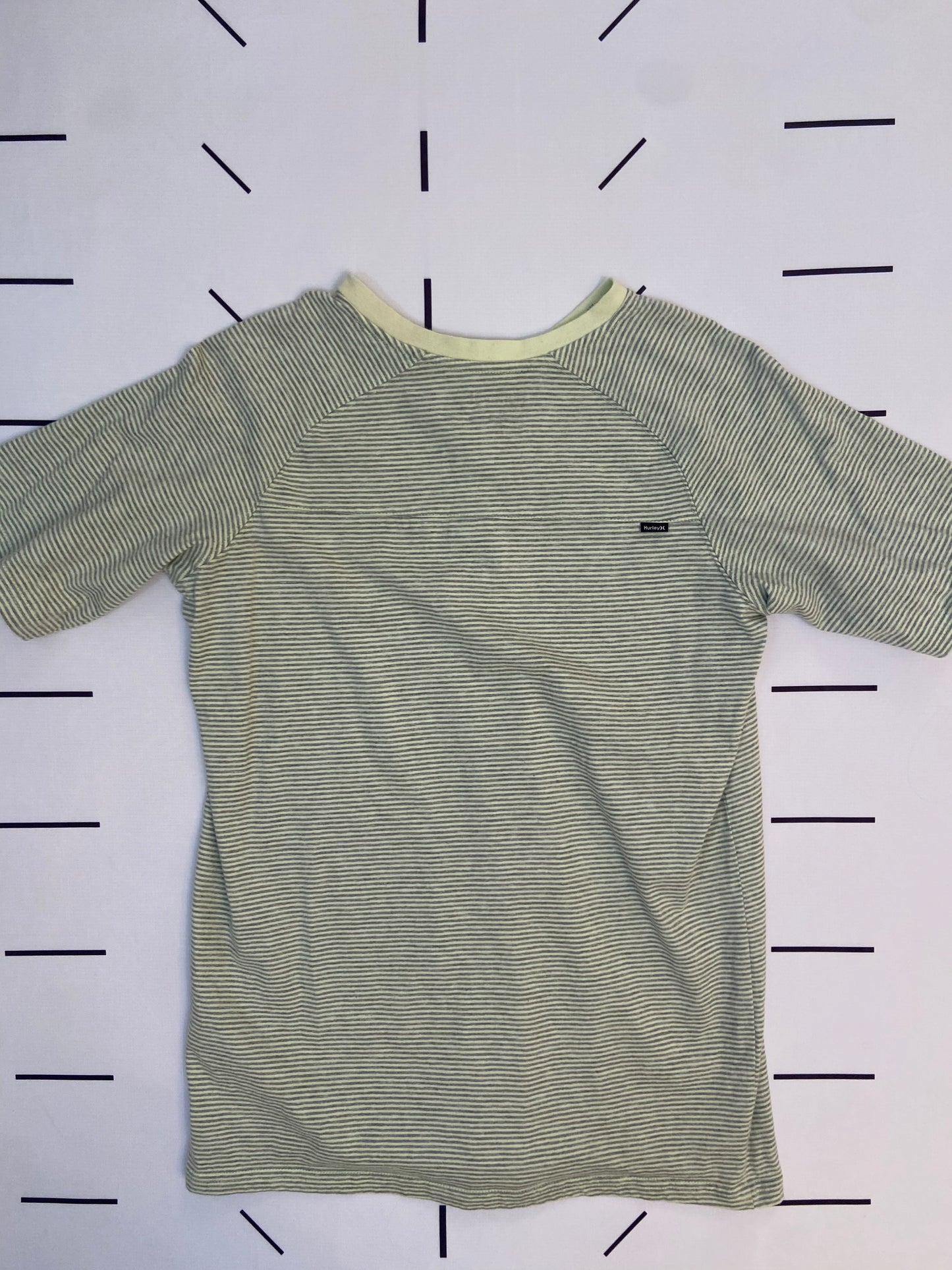 Pastel Yellow Half Button up Tee- Youth XL