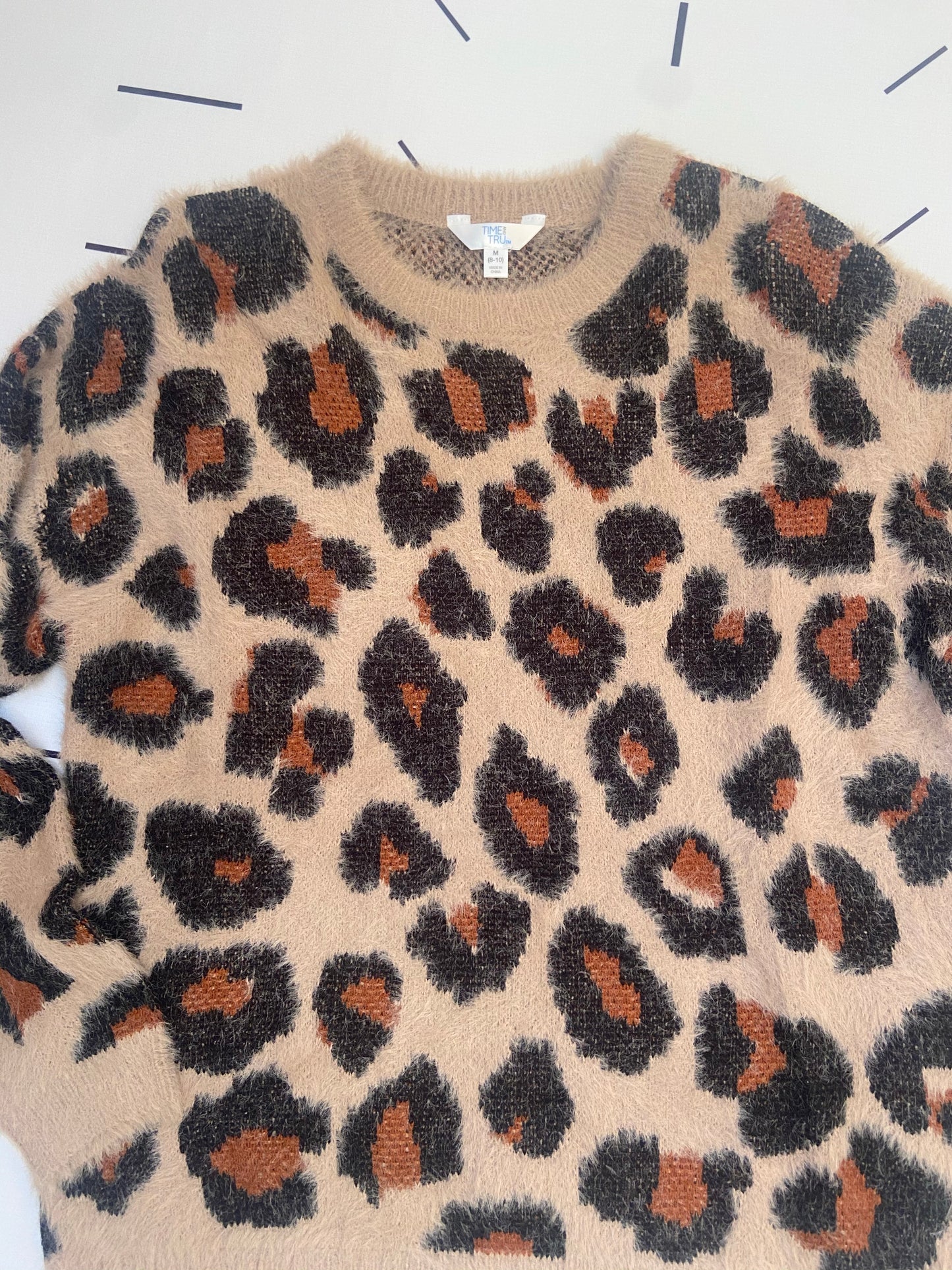 Leopard Sweater - M
