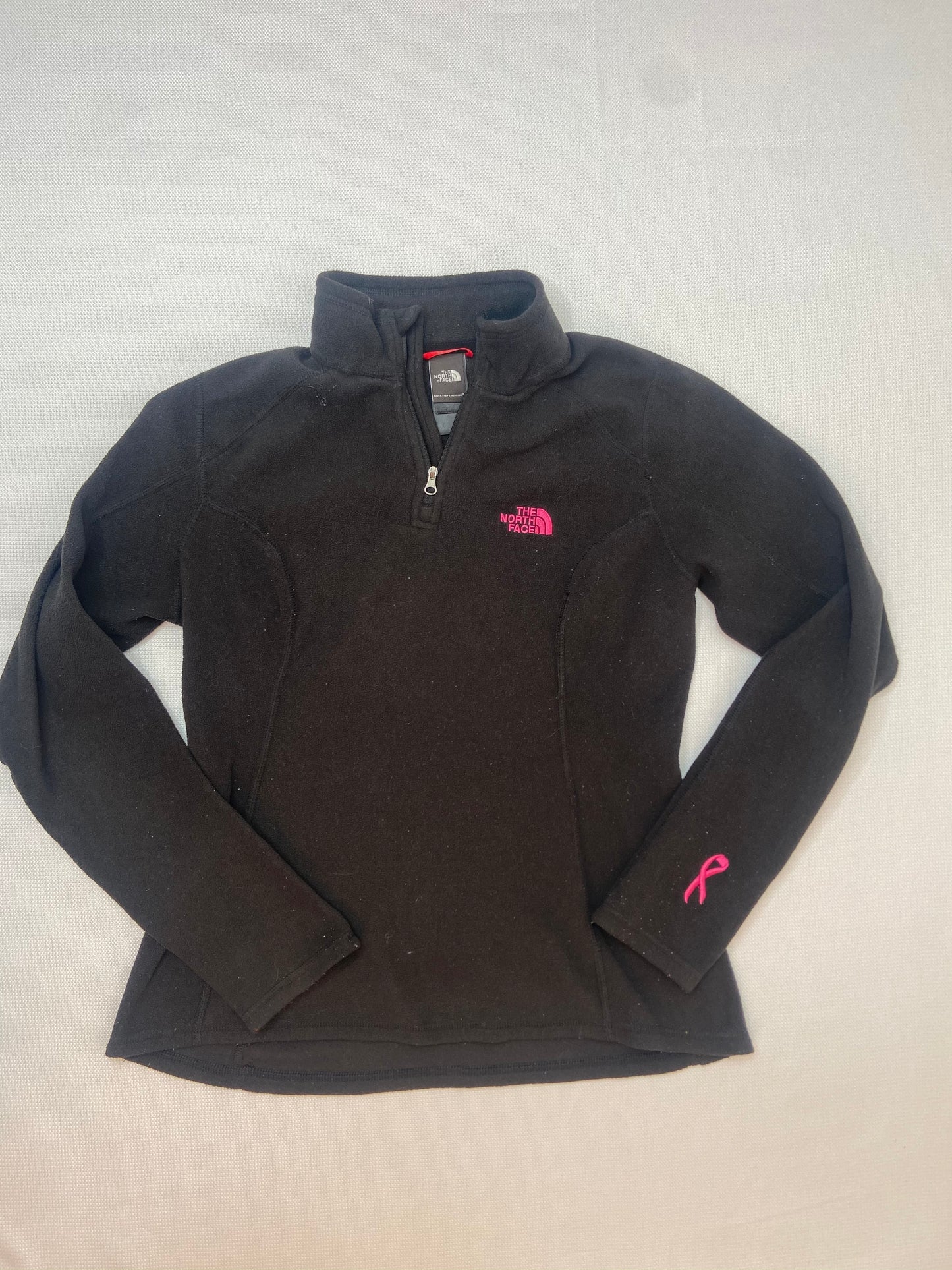 Black and Pink Breast Cancer Awareness Pullover- XS