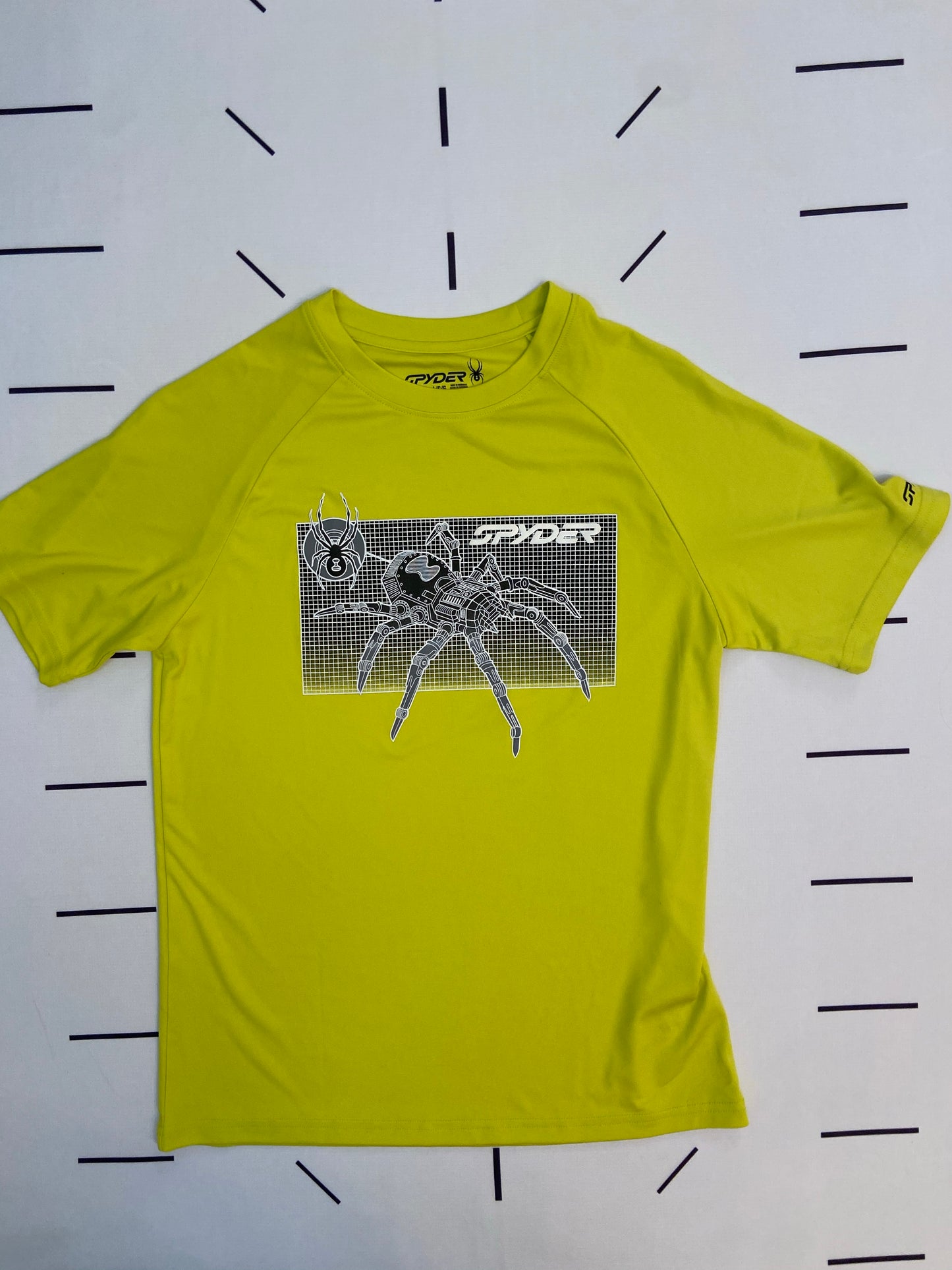 Highlighter Robot Spyder T-shirt- Youth L