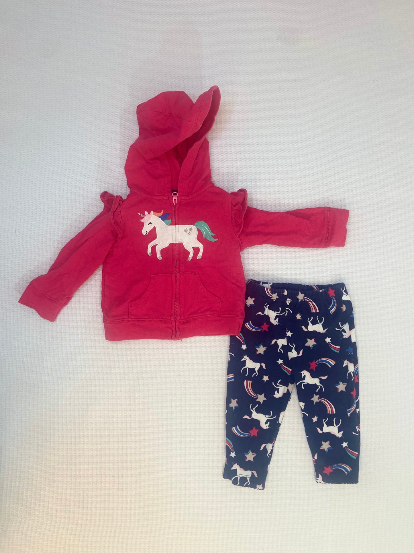 Unicorn Two Piece Outfit- 9 Months