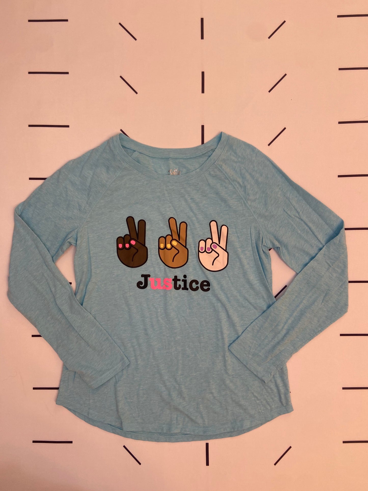 Peace Sign Long sleeve- Youth L (12