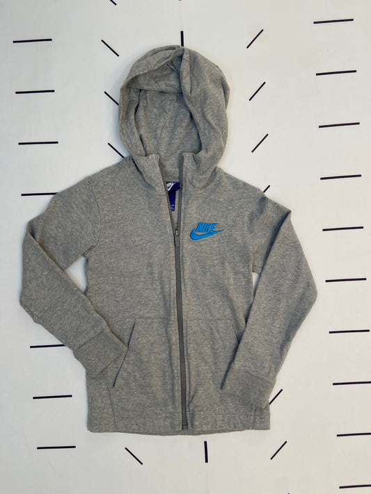 Gray and Blue Zip up- Youth S