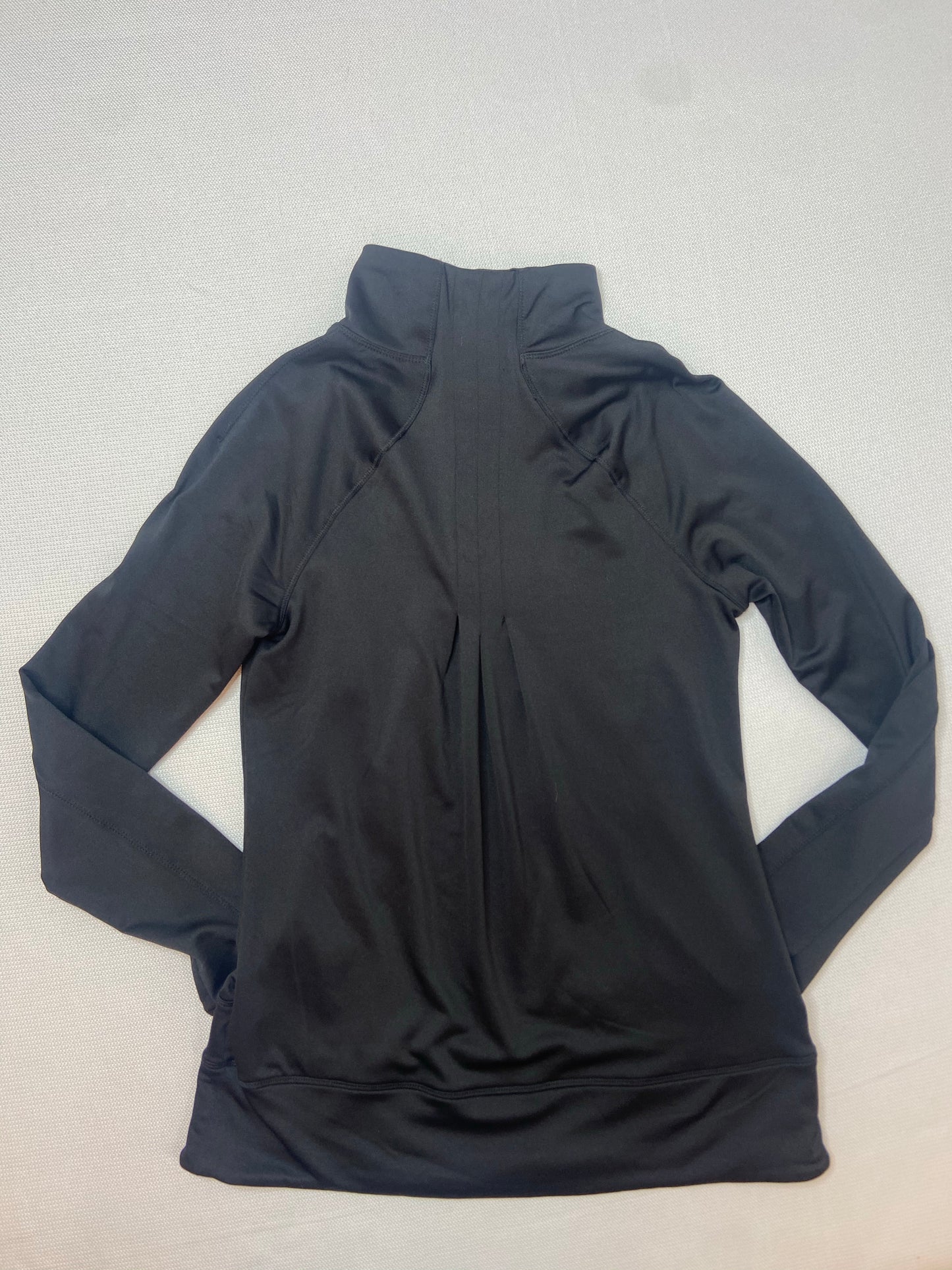 Black Fleece Line Half Zip Pullover- S