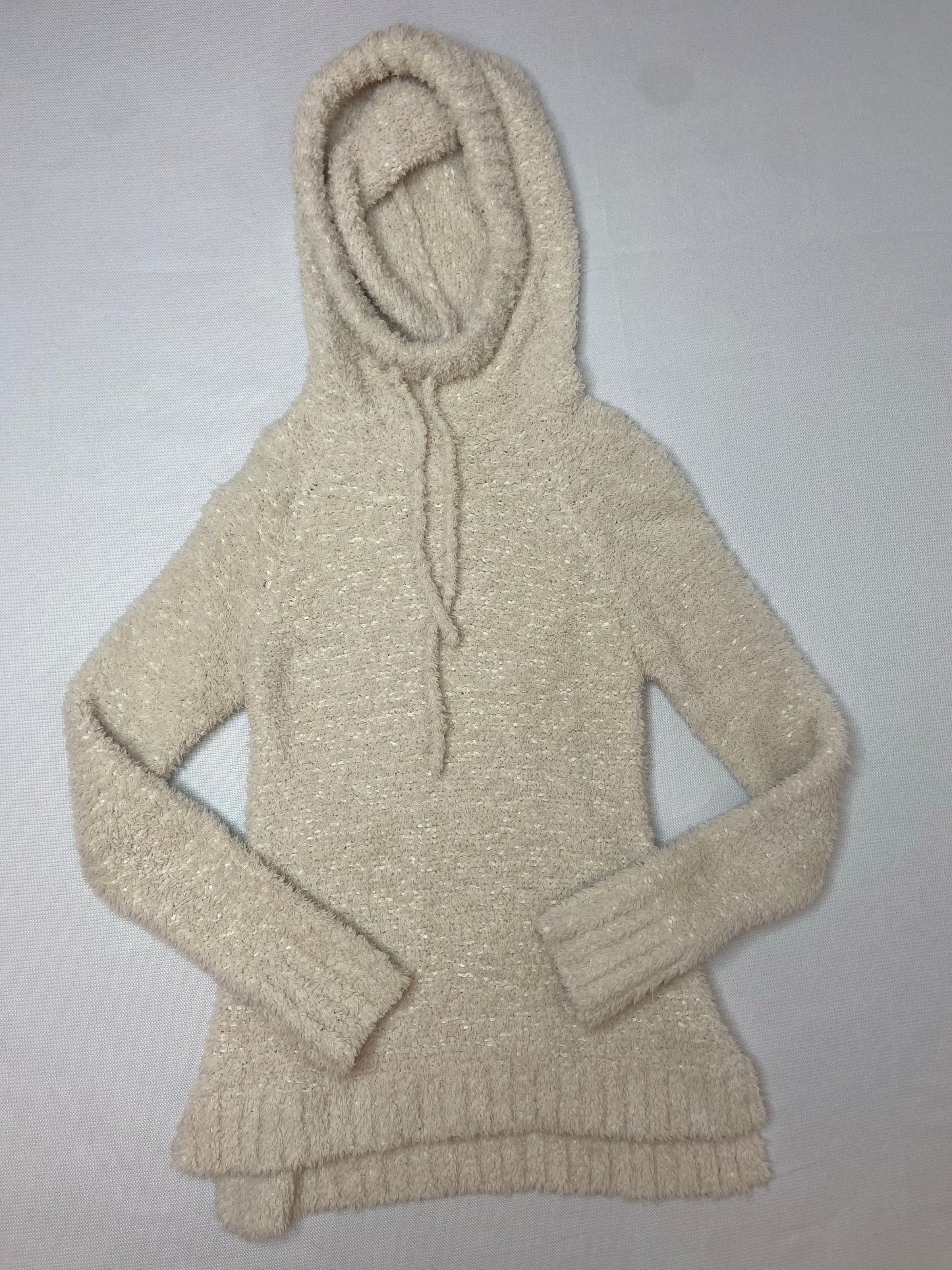 Sherpa Hooded Sweatshirt- S
