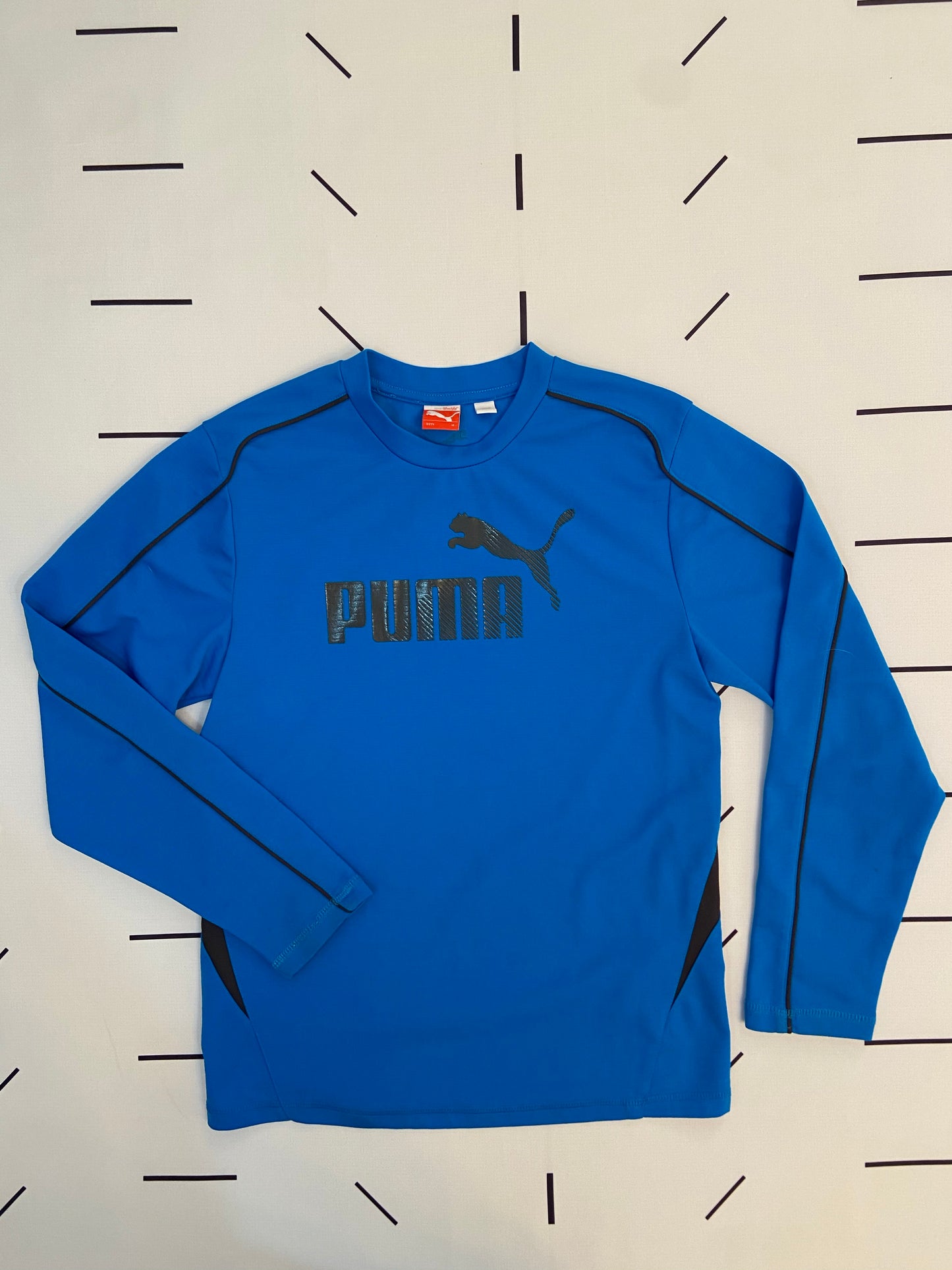 Puma Dry Cell Blue Long Sleeve- Youth M