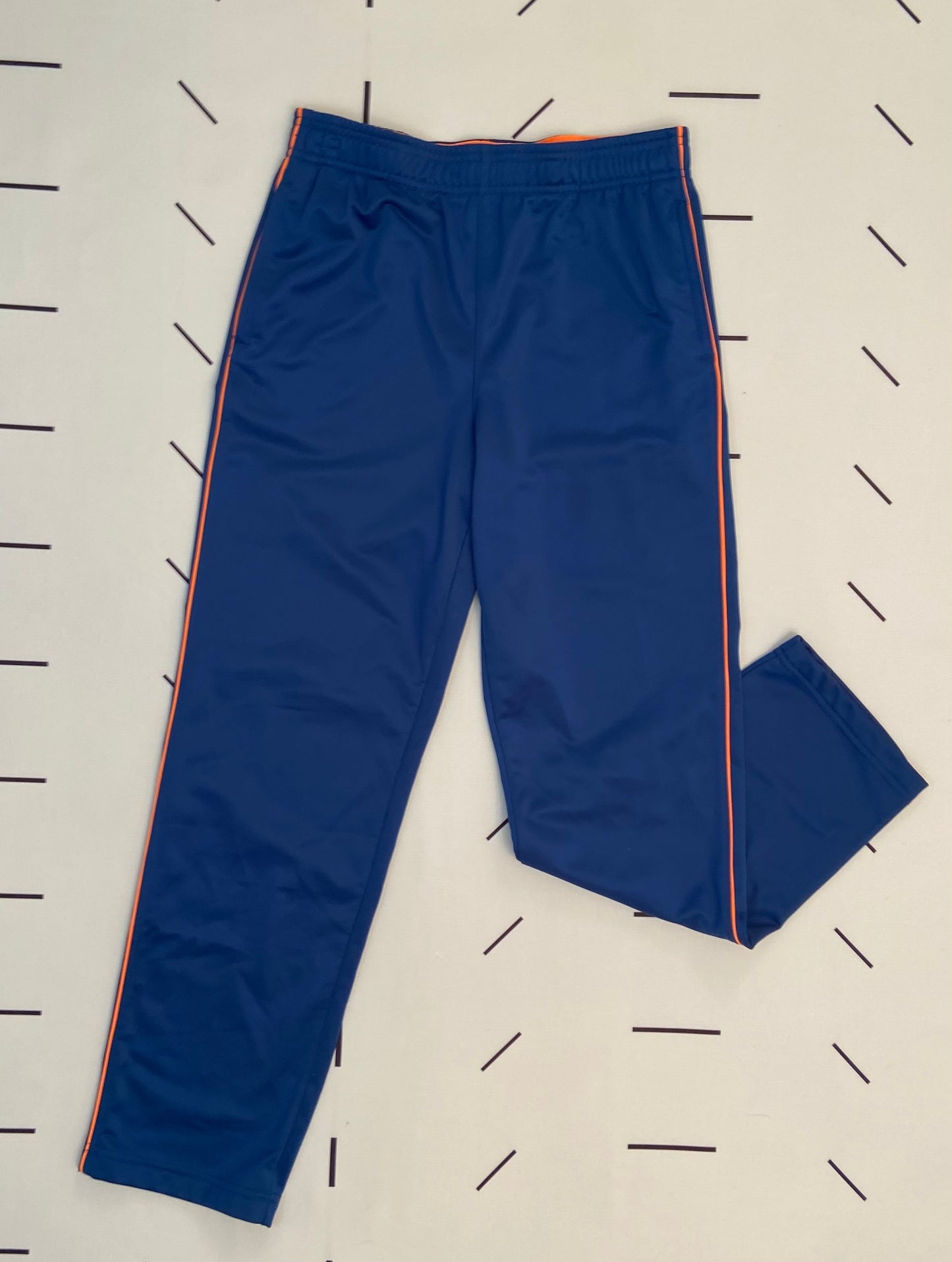 Navy Blue and Highlighter Orange Outfit Set- Youth XL